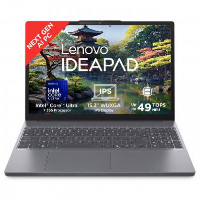 Lenovo IdeaPad Slim 3 Intel Core Ultra 7 355 Next-Gen AI PC (16GB RAM/512GB SSD), 83UR009PIN