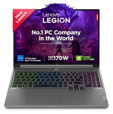 Lenovo Legion 5 Intel Core i7-14650HX WQXGA IPS 350Nits 165Hz 83DG009DIN Gaming Laptop (16GB RAM + 1TB SSD + NVIDIA RTX 4070 8GB)