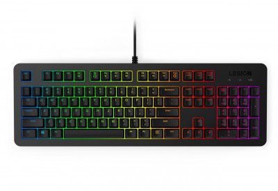 Lenovo Legion K 300 RGB Gaming Keyboard, 16.8 Million Colors, 5 Zone Programmable RGB | Black