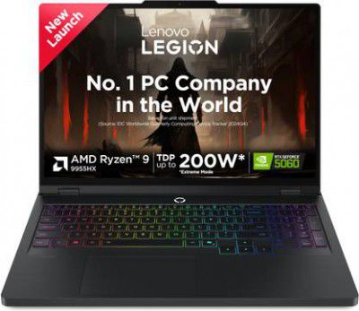 Lenovo Legion Pro 5 AMD Ryzen 9 16 Core 9955HX - (32 GB/1 TB SSD) Legion Pro 5 16AFR10 Gaming Laptop  