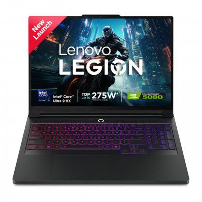 Lenovo Legion Pro 7 2025 Intel Core Ultra 9 275HX | NVIDIA RTX 5080 16GB (32GB RAM/1TB SSD), 83F500D9IN AI Powered Gaming Laptop