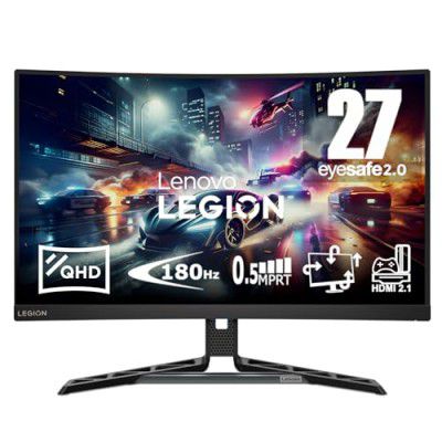 Lenovo Legion-R27qc-30 | 27" Curved Gaming Monitor 67C6GAC2IN