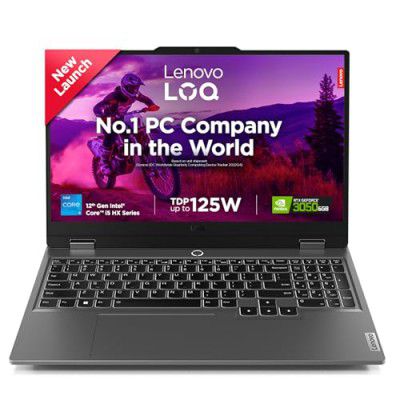 Lenovo LOQ 12th Gen Intel Core i5-12450HX FHD IPS 83GS003NIN Gaming Laptop (16GB RAM + 512GB SSD + NVIDIA RTX 3050 6GB Graphics)