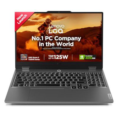 Lenovo LOQ 2024 AMD Ryzen 5 7235HS 15.6" 144Hz 300Nits FHD IPS Gaming Laptop 83JC0031IN