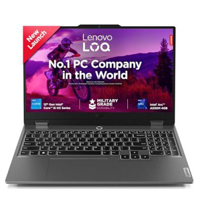 Lenovo LOQ 2024 Intel Core i5-12450HX 15.6" 144Hz 300Nits FHD IPS Gaming Laptop (8GB/512GB SSD/Win 11, 2.4Kg), 83FQ000EIN