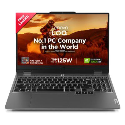 Lenovo LOQ AMD Ryzen 7 7435HS | NVIDIA RTX 3050A 4GB (24GB RAM/512GB SSD), 83JC00GDIN AI Gaming Laptop
