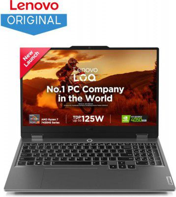 Lenovo LOQ AMD Ryzen 7 Octa Core 7435HS 15ARP9 Gaming Laptop (24 GB RAM + 512 GB SSD + 6 GB Graphics/NVIDIA GeForce RTX 4050)