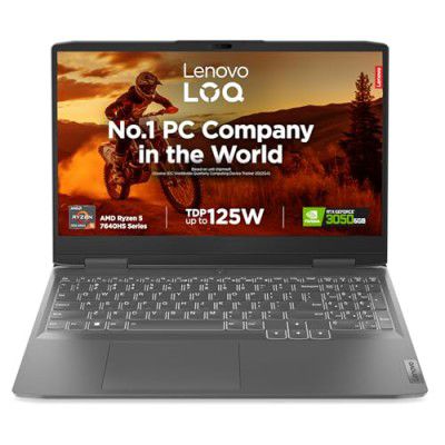 Lenovo LOQ AMD Ryzen 5 7640HS 82XT00EEIN Gaming Laptop (16GB RAM + 512GB SSD + NVIDIA RTX 3050 6GB)