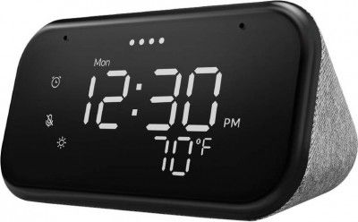 Lenovo Smart Clock Essential with Google Assistant Smart Speaker (Hemp Grey)