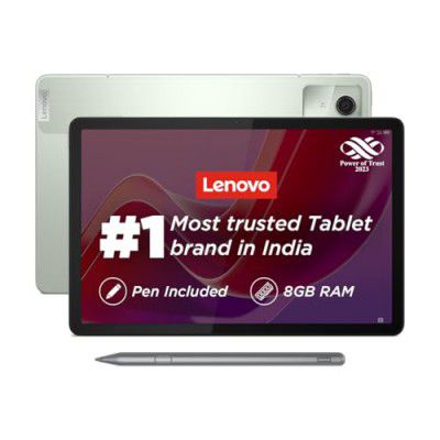 Lenovo Tab M11 with Pen| Wi-Fi Connectivity| 8 Gb Ram, 128 Gb ROM|11 Inch Screen| White