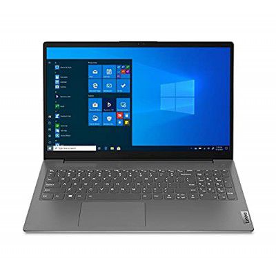Lenovo V15 Intel Core i3 11th Gen 1115G4 15.6" FHD (1080p) Thin and Light Laptop (4GB DDR-4 RAM/256GB SSD/ DOS/1.7 kg), 82KBA002IH