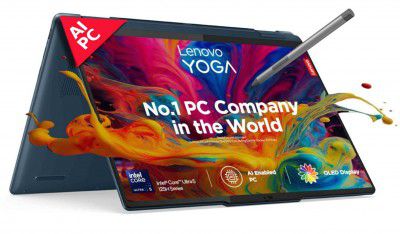 Lenovo Yoga 7 Intel Evo Core Ultra 5 125H Built-in AI 14"(35.5cm) WUXGA-OLED 400Nits 2-in-1 Laptop (16GB/1TB SSD), 83DJ00FXIN