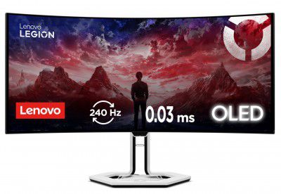 [Extra ₹15250 OFF] Lenovo Legion Pro 34WD-10| 34" 240Hz WQHD OLED Curved Gaming Monitor| 67C9UAC1IN