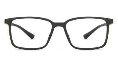 LENSKART BLU | Zero Power Blue Cut Computer Glasses | Anti Glare, Lightweight & Blocks Harmful Rays | UV Protection Specs | Men & Women | Large | LB E13737