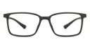 LENSKART BLU | Zero Power Blue Cut Computer Glasses | Anti Glare, Lightweight & Blocks Harmful Rays | UV Protection Specs | Men & Women | Large | LB E13737...