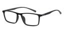 LENSKART BLU | Zero Power Bluecut & Antiglare Computer Eyeglasses | Black Full Rim Rectangle | For Men and Women | Large | LB E14255...