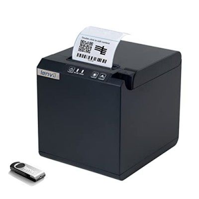 LENVII LV-275 2 inch Thermal Label Printer | Barcode Printer Machine | Thermal Sticker Printer | Compatible