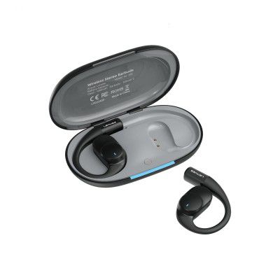 Lenyes AIR 202 Bluetooth 5.4 Wireless Earphones, IPX4 Waterproof, 7.5 Hours Playtime, Black/White/Off-White (Black)