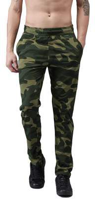 Leotude Men's Regular Fit Track (Camo Olive)