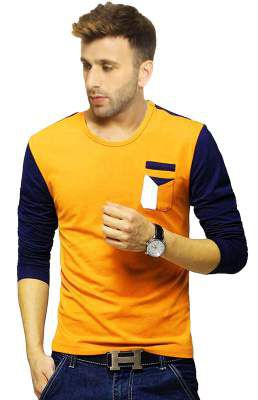 Leotude Regular Fit 3/4th Sleeve Tshirt for Men
