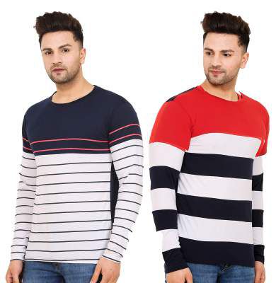Leotude Regular Fit Full Sleeve Tshirt for Men