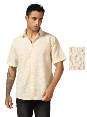 Leriya Fashion Crochet Regular Fit Shirt For Men| Regular Fit Shirt For Men| Men Stylish Regular Fit Shirt | Men Printed Regular Fit Shirt
