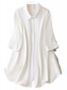Leriya Fashion Western Dress || Rayon Solid Button Front Shirt Dress for Women || Roll Tab Sleeve & Collared Neck Flared Dress || Office || Summer Short Dresses for Women....