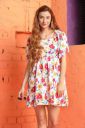 Leriya Fashion  Women Fit and Flare Multicolor Dress...