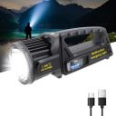 LETOUR 350000 Lumens Spotlight, Rechargeable Led Spotlight Flashlight ...