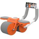 Let's Play Abs Roller For Men-Abdominal Exercise Equipment For Home Gym-Ab Roller With Mobile Holder...