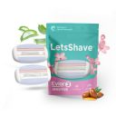 LetsShave Evior 3 Senstive Razor Blade Refills for Women (Pack of 4)...