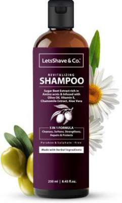 LetsShave Hydrating Shampoo for dull, damaged, dehydrated hair, 250 ml Men & Women