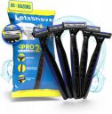 LetsShave Pro 2 Plus Disposable Razor - Open Flow Cartridge Razor  (Pack of 5)...