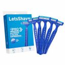 LetsShave Pro 3 Plus Disposable Shaving Razors, Pack of 5...