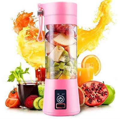 LEVERET Portable Blender, Personal Size Electric Rechargeable USB Juicer Cup, Fruit Mixer Machine with 4 Blades for Home and Travel