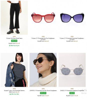 Ajio : Levi Women's Clothing Upto 78% Off | Starts At ₹300