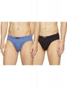 Levi's 011 Men's Pure Cotton Solid Brief - Low Rise, Inner Elastic Waistband (Pack of 2)...