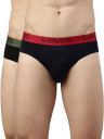Levi's 066 Men's Cotton Solid Brief - Mid Rise, Outer Elastic Waistband (Pack of 2)...