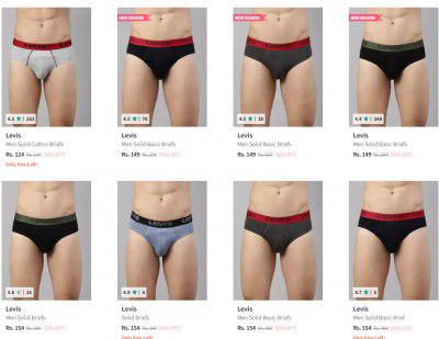 Myntra: Upto 70% Off On Levis Briefs Starting From Rs.91