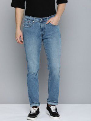 Levis Men 511 Slim Fit Low-Rise Light Fade Stretchable Jeans