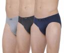 Levi’s Men’s 100% Cotton 100 CA Snug Fit Innerelastic Solid Comfort Brief (Pack of 3)...