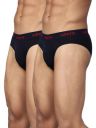 Levi's Men's Cotton Style #009 Neo Regular Fit Solid Brief (Pack of 2)...