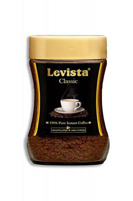 Levista Classic Pure Instant Coffee (100Gm Jar)