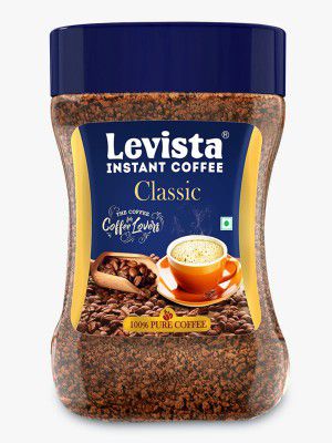Levista Classic Pure Instant Coffee (50Gm Jar)