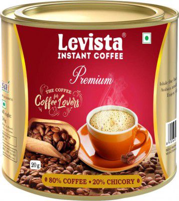 Levista Premium Instant Coffee (20 g, Chicory Flavoured)