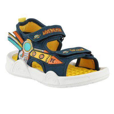 LEVOT ASTROMAN SLIP ON VELCRO STYLISH CASUAL SANDALS FOR BOYS AND GIRLS(2.5 YEARS-5.5 YEARS)