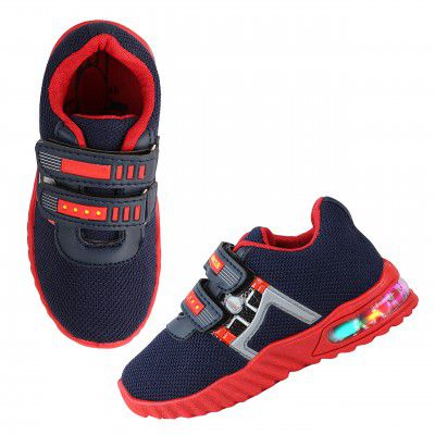 LEVOT Hunter-3 Velcro Running Shoes for Boys & Girls