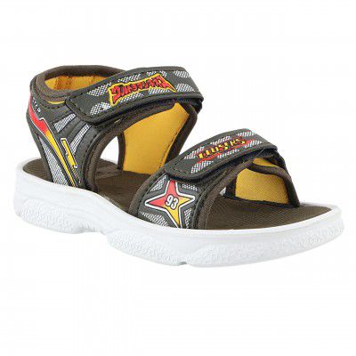 LEVOT-SLICE SLIP ON VELCRO STYLISH CASUAL SANDALS FOR BOYS AND GIRLS(2.5 YEARS-5.5 YEARS)