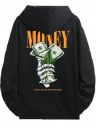 LEWEL Men's Stylish Graphic Printed Full Sleeve Hooded T-Shirt (Black)...