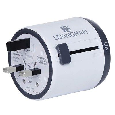 Lexingham Sliding World-Wide Travel Adaptor